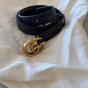 Gucci GG Marmont Black/ Bronze size 80. Great shape w/ designer dust bag.